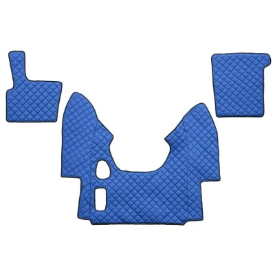 Afbeelding van F CORE FL16 BLUE Vloermatset Kunstleer Voor 3 Blauw