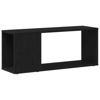 Afbeelding van vidaXL Tv Kast Zwart eiken Bewerkt hout 80 x 24 32 cm