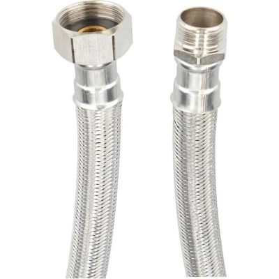Afbeelding van Slang Fontastock Roestvrij staal AISI 304 EPDM Mannelijk 1/2&quot; Vrouwelijk 3/4&quot; 25 cm