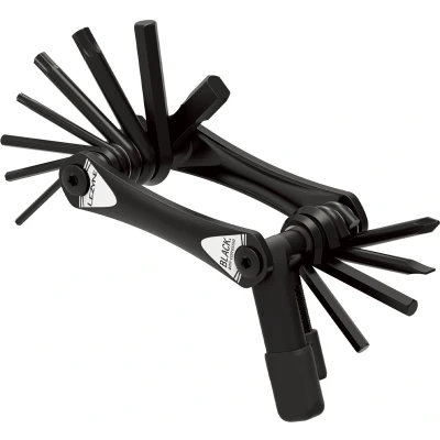 Afbeelding van Lezyne Multi Tool Rap II 13 Multitool voor fietsen Lichtgewicht aluminium Anti corrosietechnologie HEX, TORX, FLAT H &amp; PHILLIPS H, Naald /plughouder Zwart