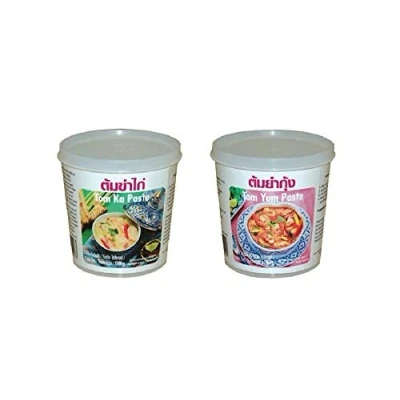 Afbeelding van Pamai Pai® 2 x 400 g Lobo Tom Ka en Yum pasta voor het koken van Thaise soep