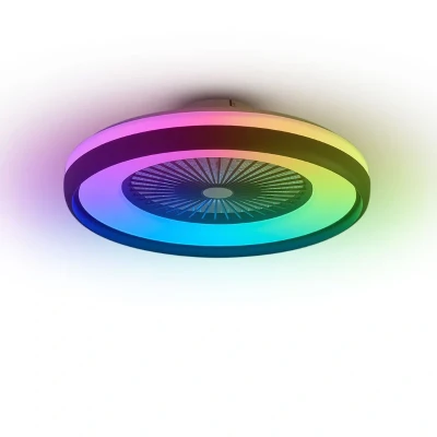 Afbeelding van Smart Plafondventilator met Verlichting FlinQ Kleur: Zwart Ga naar Dekbed Discounter.nl &amp; Profiteer Nu