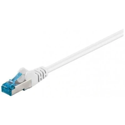 Image de Goobay Câble/Cordon réseau RJ45 Catégorie 6A SSTP (S/FTP) Droit 20m (Blanc)