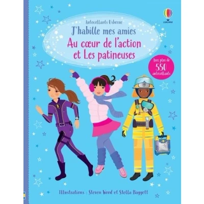 Image de Au coeur de l&#039;action et Les patineuses J&#039;habille mes amies Volumes combinés