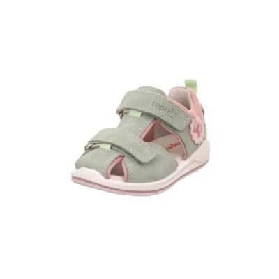 Afbeelding van superfit Boomerang sandalen voor meisjes, Lichtgroen roze 7500, 22 EU