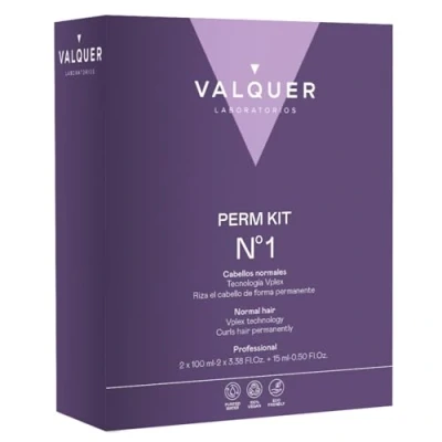 Image de Valquer Profesional Kit pour Permanent No. 1, Normal, Liquide Avec la technologie V Plex. végétalien 210 ml