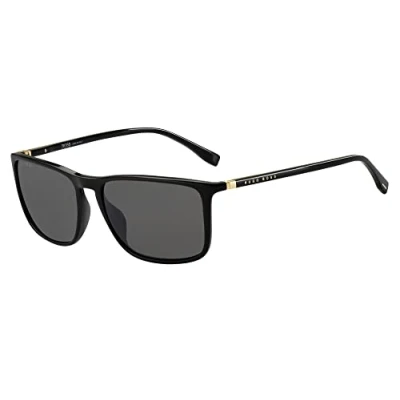 Afbeelding van Hugo Boss Lunettes de soleil 0665 / S IT 2M2 IR Black Gold Grey