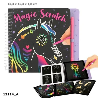 Afbeelding van Depesche Miss Melody mini Magic Scratch kleurboek
