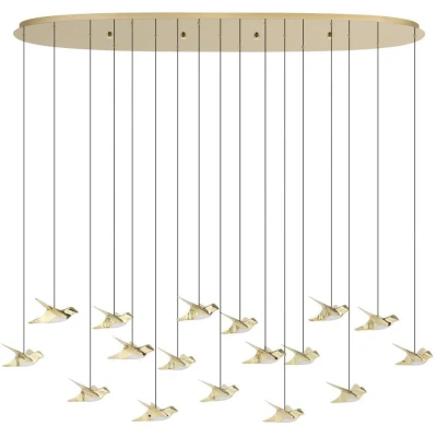 Afbeelding van Eglo Paratebueno 2 Hanglamp Messing 390399