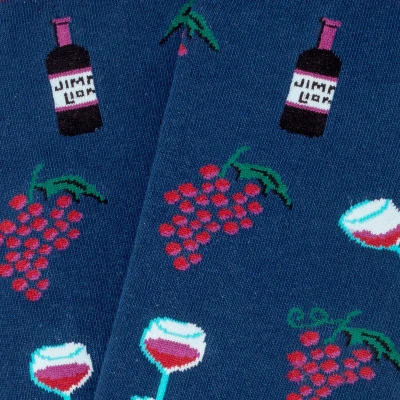Afbeelding van Jimmy Lion Wine Unisex Sokken Blauw