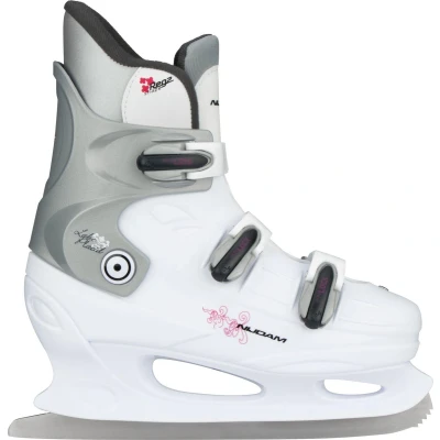 Afbeelding van Nijdam Kunstschaats Hardboot Wit/Zilver/Fuchsia 36