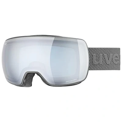 Afbeelding van uvex Compacte FM, skibril, uniseks, volwassenen, blauw (rhino mat/zilver blauw), eenheidsmaat