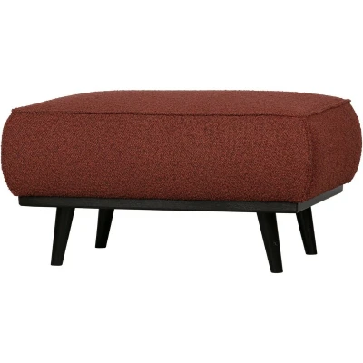 Afbeelding van Hocker Statement Bouclé Chestnut 80x55 cm