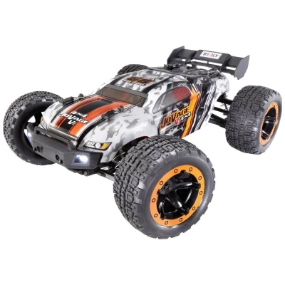 Afbeelding van Reely JoVage 4x4 V2 Oranje wit Brushed 1:16 RC auto Elektro Truggy 4WD RTR 2,4 GHz Incl. accu en laadkabel