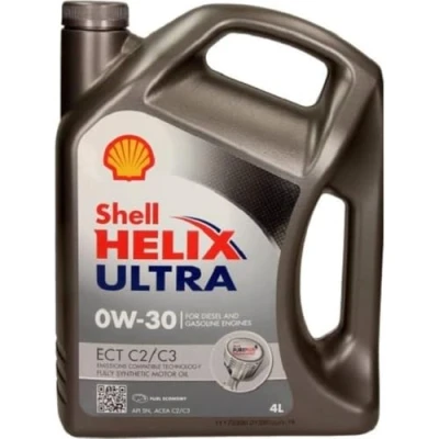 Afbeelding van Shell Helix Ultra ECT C2/C3 0W 30 4L Motorolie 550046306 FIAT: 500X, Punto Evo Hatchback, Ducato III Van, SKODA: Octavia 2 Combi, Fabia