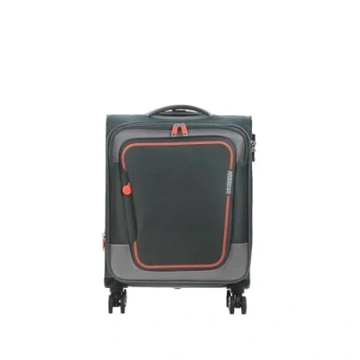 Afbeelding van American Tourister Pulsonic Spinner 55 EXP dark forest Zachte koffer