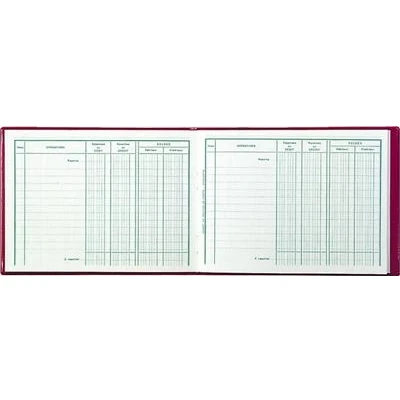 Image de Carnet Exacompta Position de compte 11x15cm horizontal 48p