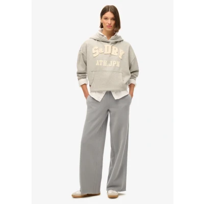 Afbeelding van Superdry WASH Straight Trainingsbroek, Dames, Maat: 42, Dove grey