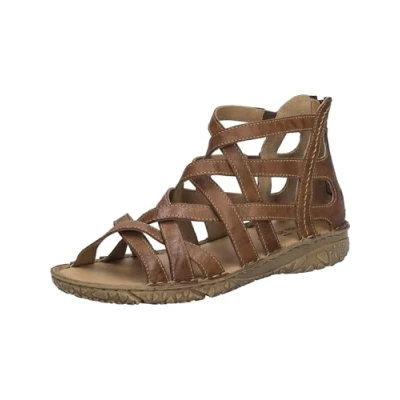 Afbeelding van Josef Seibel Outdoorsandalen, Dames, Maat: 36, Castagne Leer