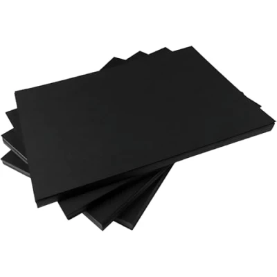 Afbeelding van Hawksbill Card + Craft Karton, A4, 220 g/m², zwart, 50 stuks