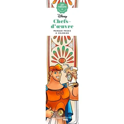 Afbeelding van Disney Boekenleggers om te kleuren Marque Pages Chefs d&#039;Oeuvre hachette