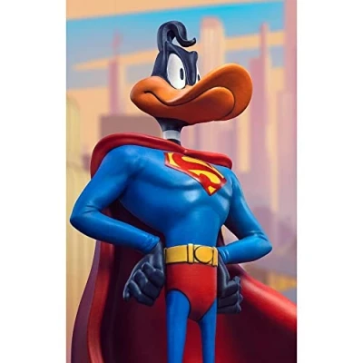 Afbeelding van Iron Studios Daffy Duck Superman Space Jam: een nieuw erfgoed Artistieke schaal