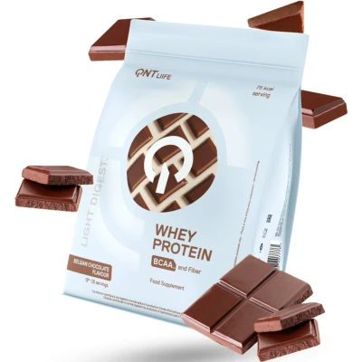 Afbeelding van Qnt Light Digest Whey protein belgian chocolate