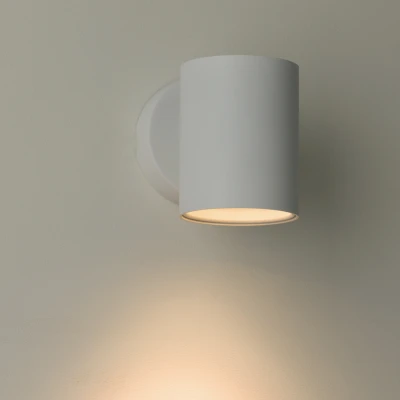 Afbeelding van Wandlamp Elmont 1 Wit Rond