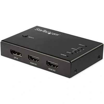 Afbeelding van HDMI switch Startech VS421HDDP Black