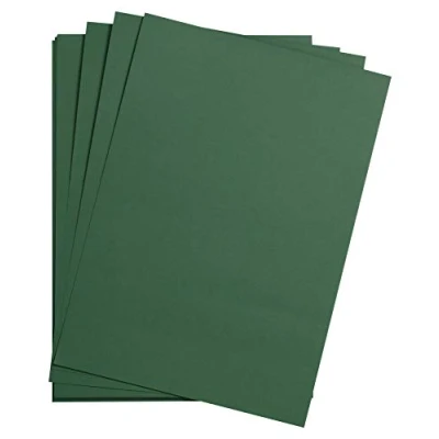 Afbeelding van Clairefontaine 975279C Maya papier, 25 vellen, glad, antiek groen, A4, 21 x 29,7 cm, 185 g, ideaal voor tekenen en creatieve activiteiten