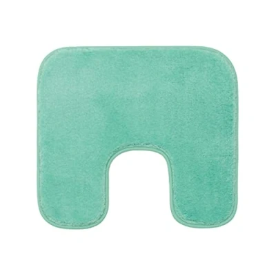 Afbeelding van Gözze Premium antislip badmat met uitsparing, RIO, 100% microvezel, ideaal als toiletbekleding voor staande toiletten, 50 x 45 cm Mint