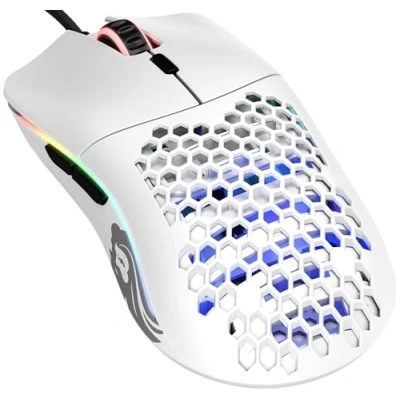 Afbeelding van Glorious PC gaming Race Model O (regular) Muis voor Optisch 6 knoppen 12 000 dpi Mat wit