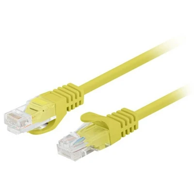 Afbeelding van Lanberg Patchkoord Kat.6 Utp 3m żółty Fluke Doorgegeven 10 Pack (U/UTP, CAT6, 3 m), Netwerkkabel