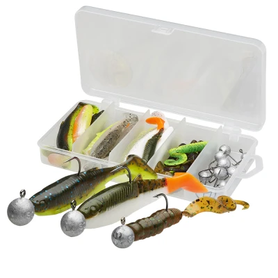 Afbeelding van Savage Gear Softbaits Perch Academy Kit Mixed Colours 32 stuks
