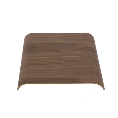Afbeelding van AYTM Curva dienblad, walnootkleurig, 33 x 32 4 cm, hout