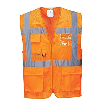 Afbeelding van Portwest ATHEN MESH AIR EXEKUTIV Vest Maat L Kleur: Oranje C376ORRL