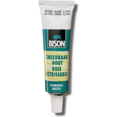 Afbeelding van Bison DHZ Houtplamuur kneedbaar hout 50g tube meranti/merbau