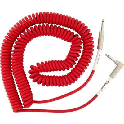 Afbeelding van Fender Original Series Coiled Cable 9m (Fiesta Red) Gitaarkabel