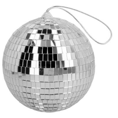 Afbeelding van Boland Disco bal Zilver (15 cm)