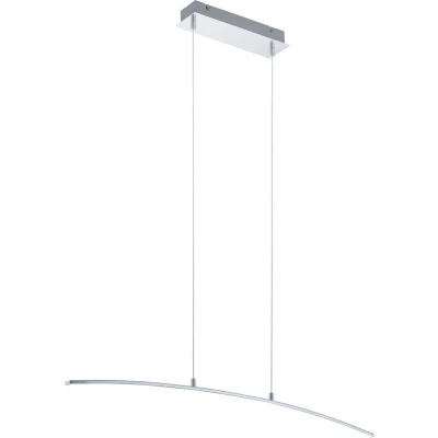 Afbeelding van EGLO Lasana Hanglamp 1 Lichts Chroom Wit