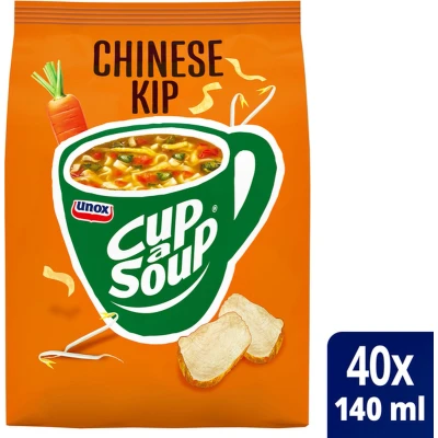 Afbeelding van Cup a Soup Unox machinezak Chinese kip 140ml