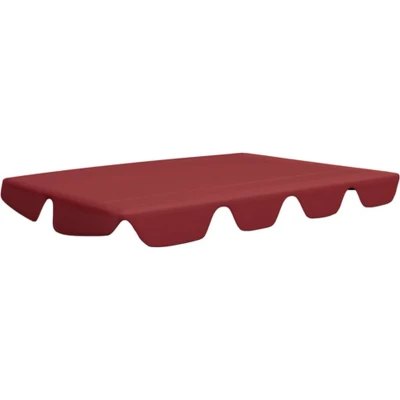 Afbeelding van Vervangingsluifel voor schommelbank 150/130x105/70 cm wijnrood