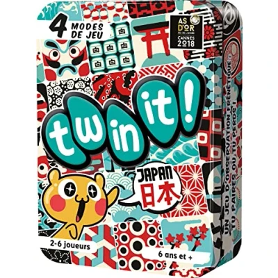 Afbeelding van Asmodee Cocktail Games Twin it Japan gezelschapsspel vanaf 6 jaar 2 tot spelers 15 minuten