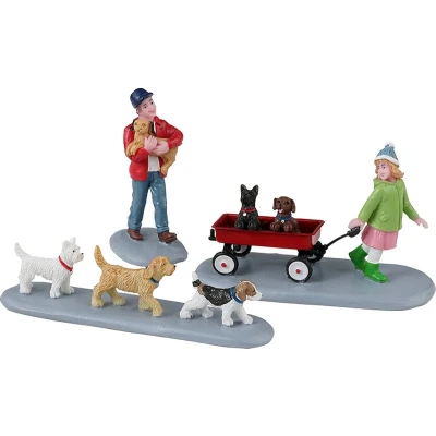 Afbeelding van Puppy Parade Set Of 3 LEMAX