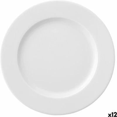 Afbeelding van Eetbord Ariane Prime Wit Keramisch Ø 21 cm (12 Stuks)