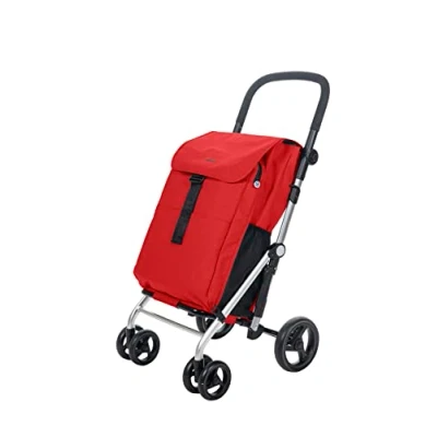 Afbeelding van Carlett CLASSIC Family LETT470 Cooler Boodschappentrolley Koelvak 4 wielen Opvouwbaar 36 L Ruby Rood