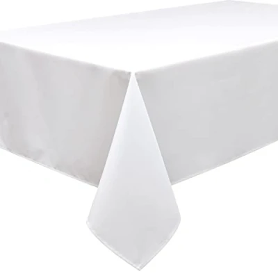 Afbeelding van Extra grote rechthoekige stof tafelkleed 150x300cm 59&quot;x118&quot;