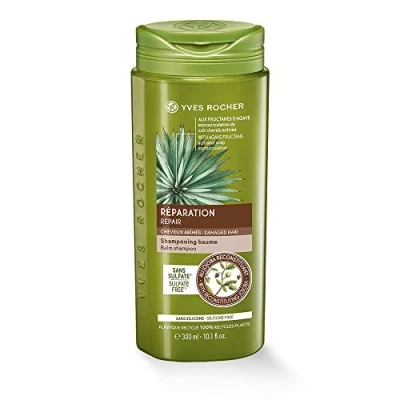 Afbeelding van Yves Rocher Plantenverzorging sulfaatvrije herstellende shampoo, minder dan 94% haarbreuk