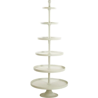 Afbeelding van Light&amp;living Etagere 6 laags Ø80x200 cm HOKKSUND crème