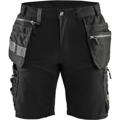 Afbeelding van Blaklader Short met stretch 1598 1860 Zwart C50